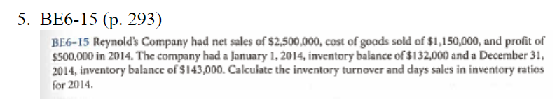 p l s d o this question B E 6 - 1 5 ( p . 2 9 3 )