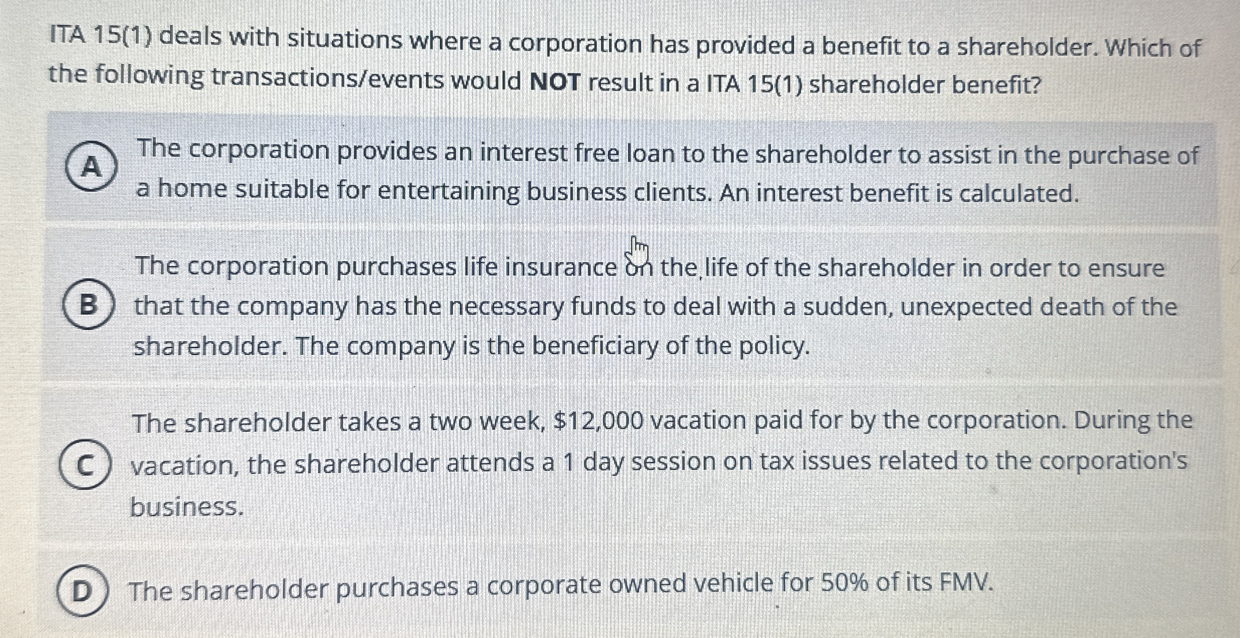 ITA 1 5 ( 1 ) deals with situations where a