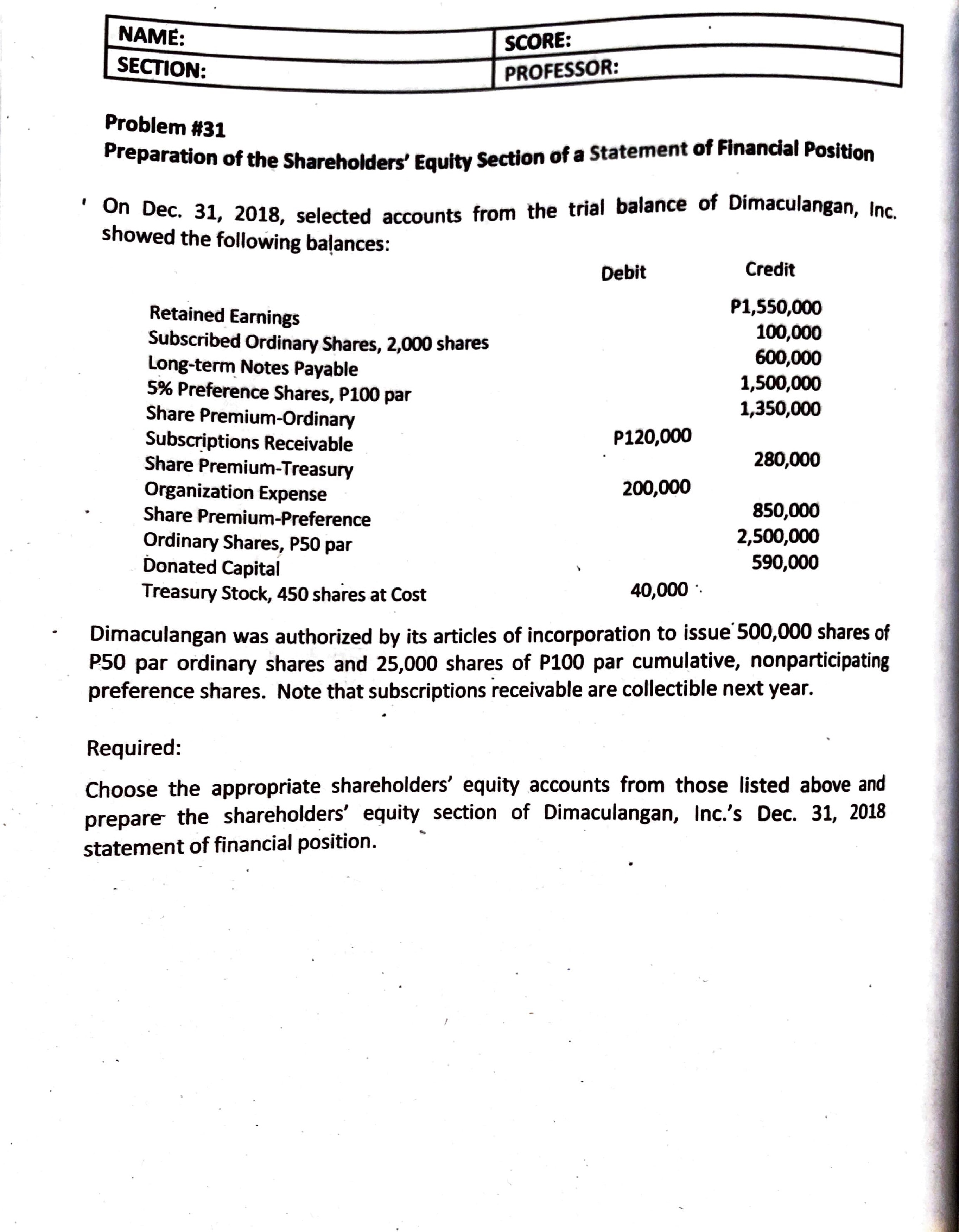 Help ME IN SHAREHOLDER'S EQUITY EE_ vnoressom .