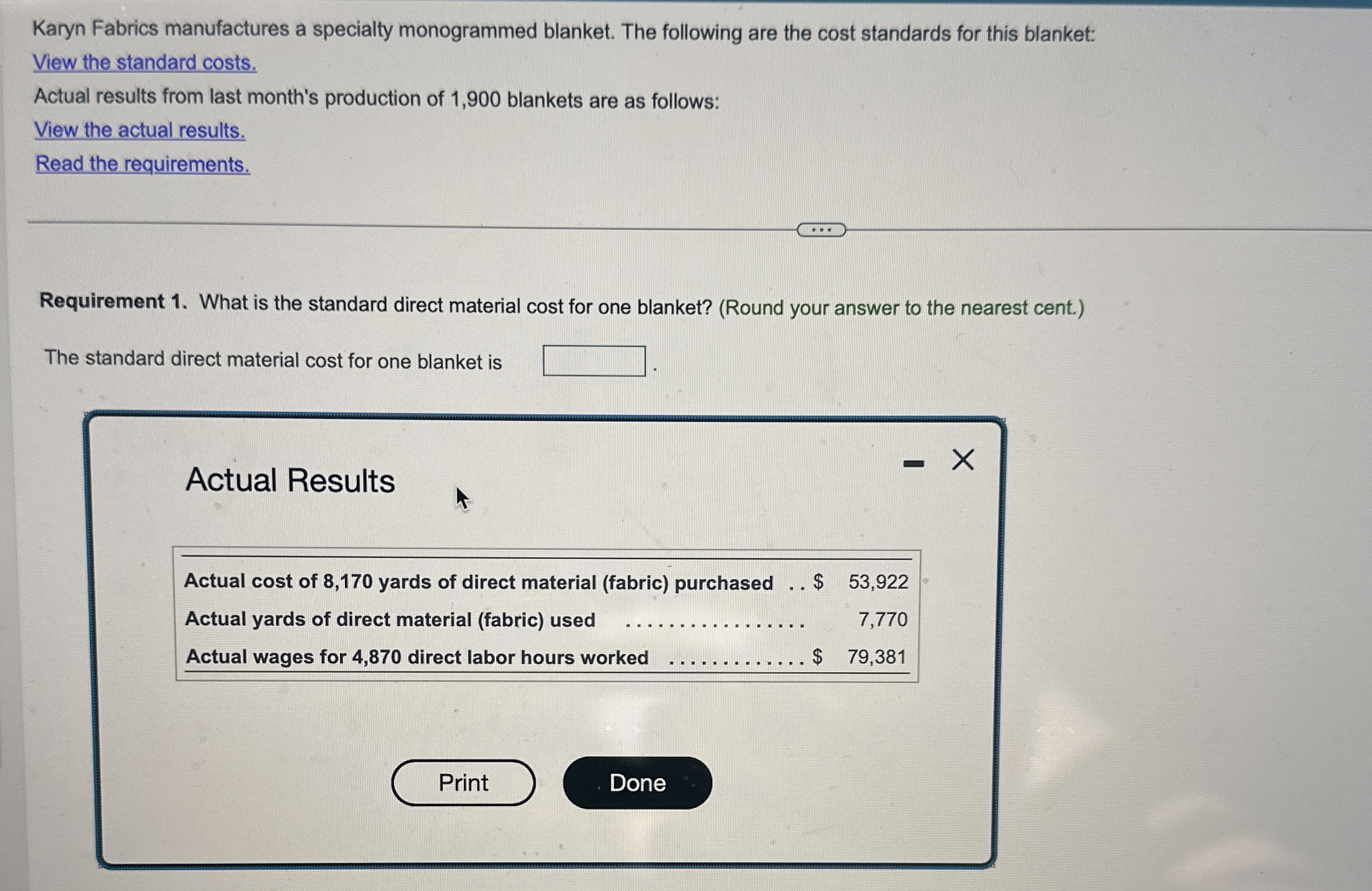 Karyn Fabrics manufactures a specialty