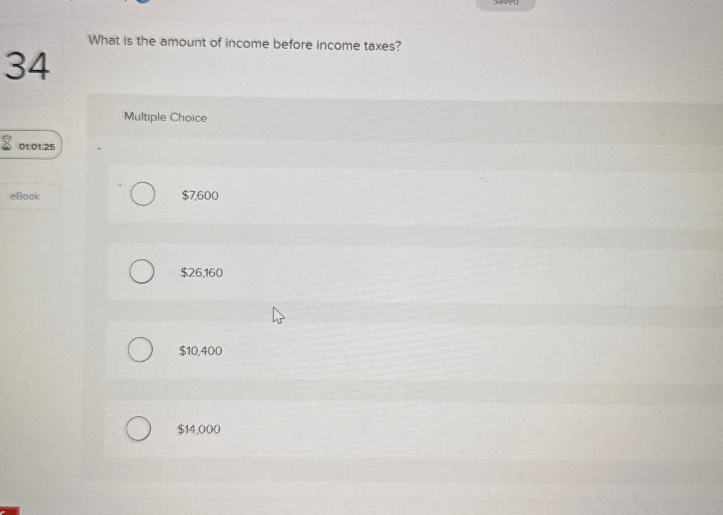 What is the amount of income before income taxes?