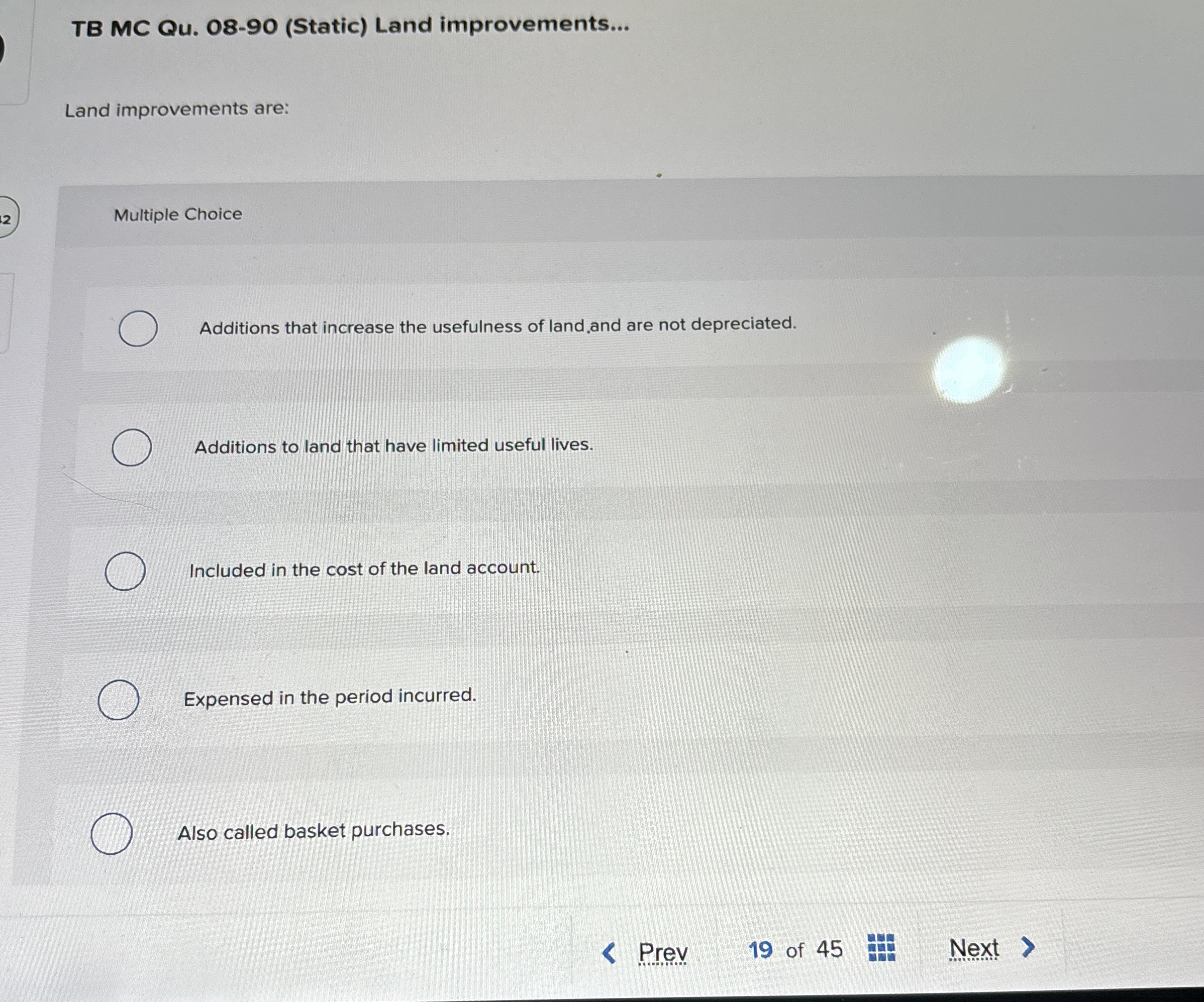 TB MC Qu . 0 8 - 9 0 ( Static ) Land