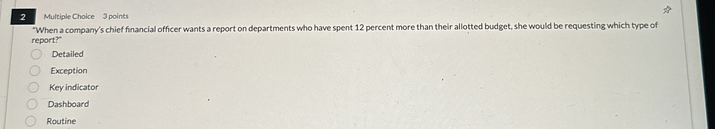 2 Multiple Choice 3 points 