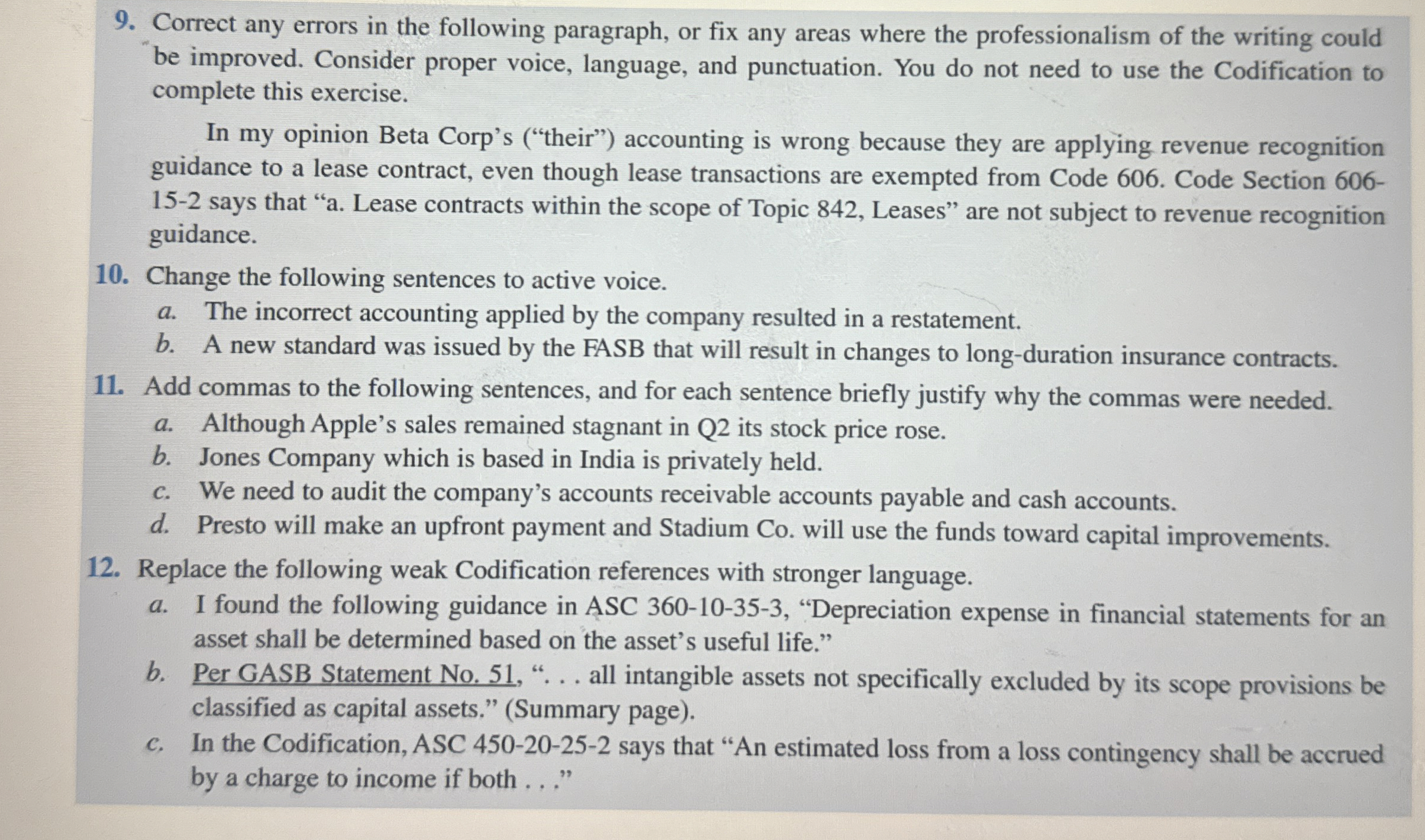 Correct any errors in the following paragraph, or