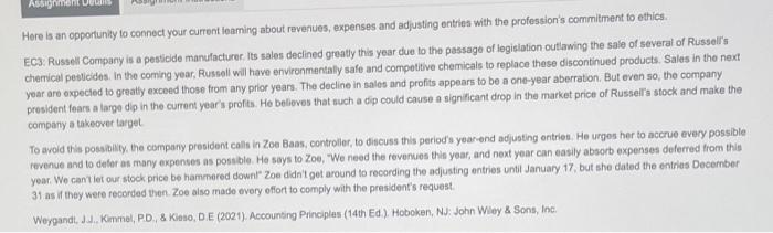 3 Assignment DeLine Here is an opportunity to