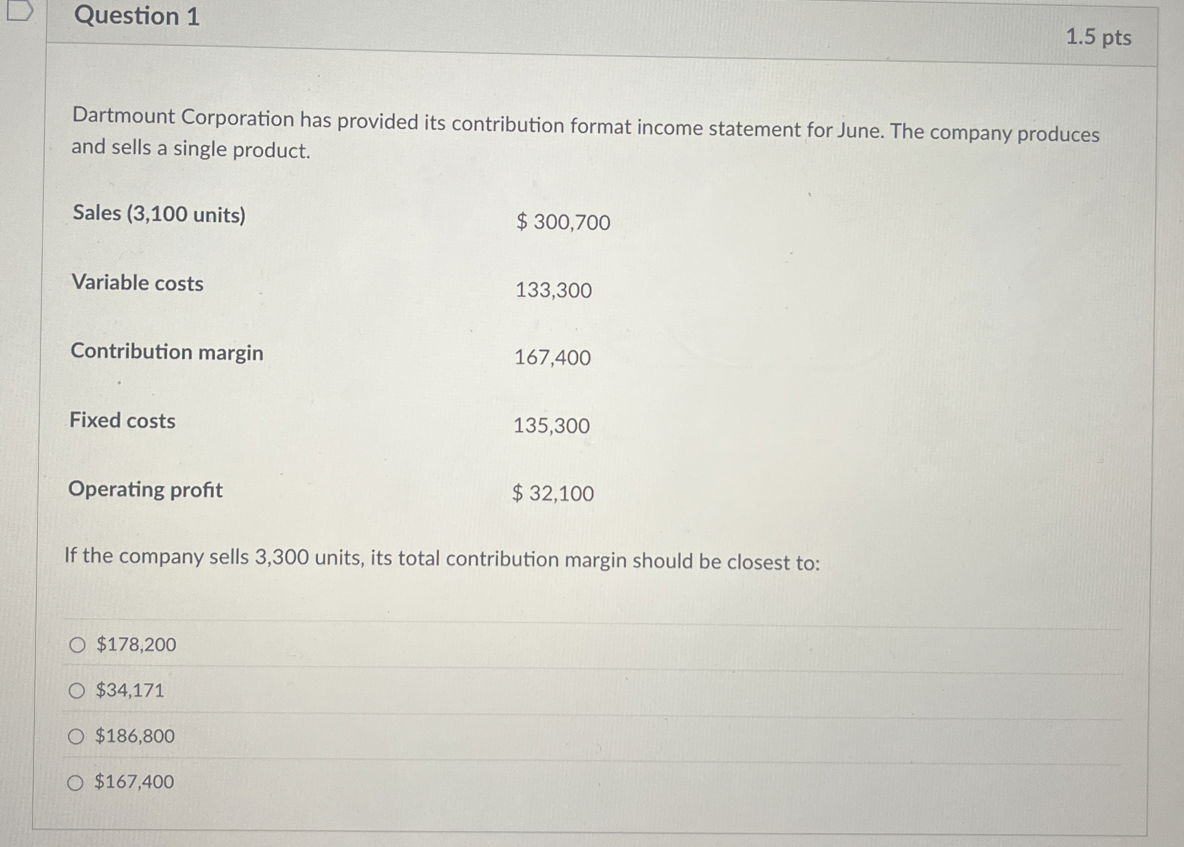 How to solve Question 1 1 . 5 pts Dartmount