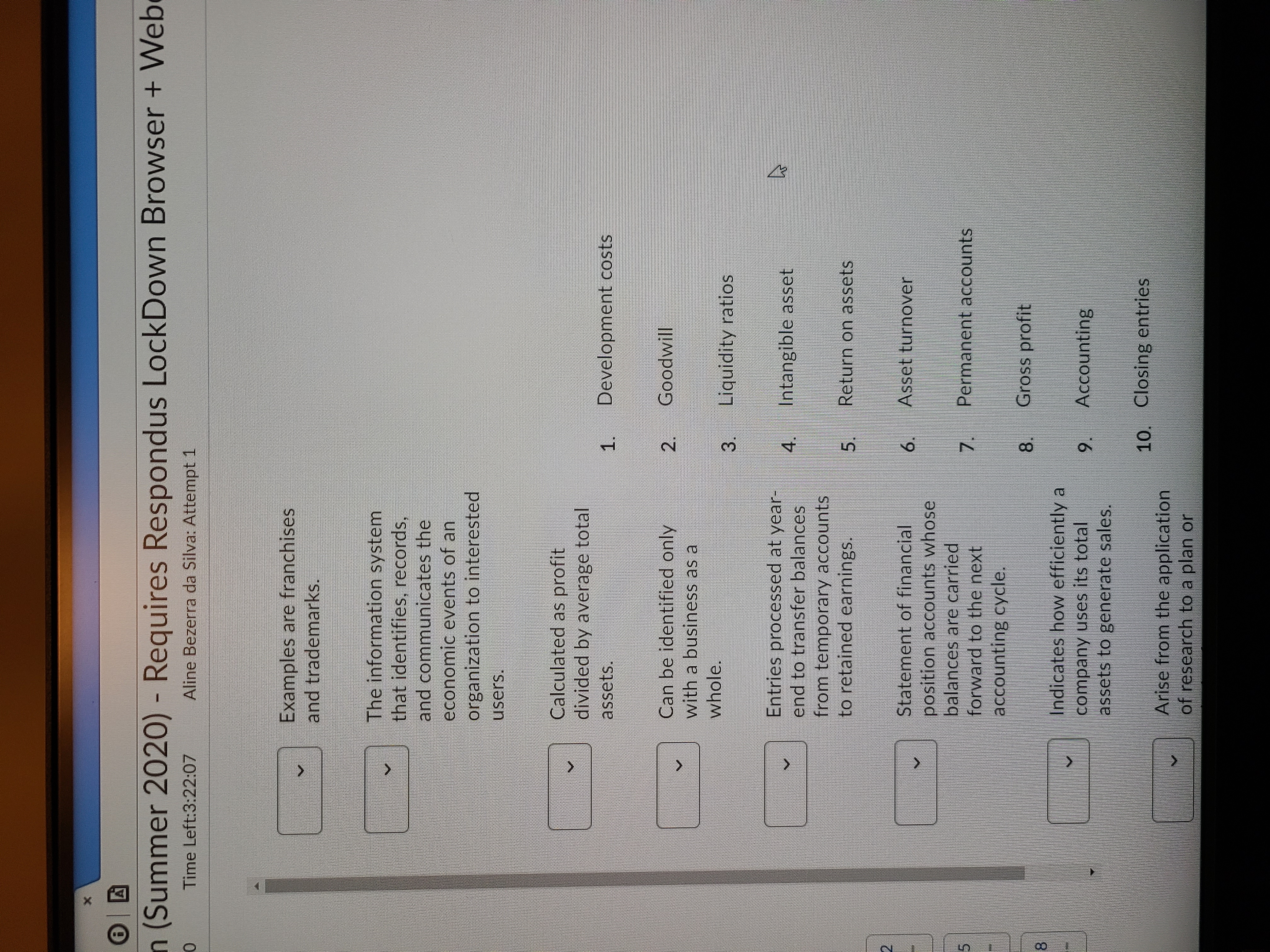 q8 can you h Question 8 (5 points) Match the