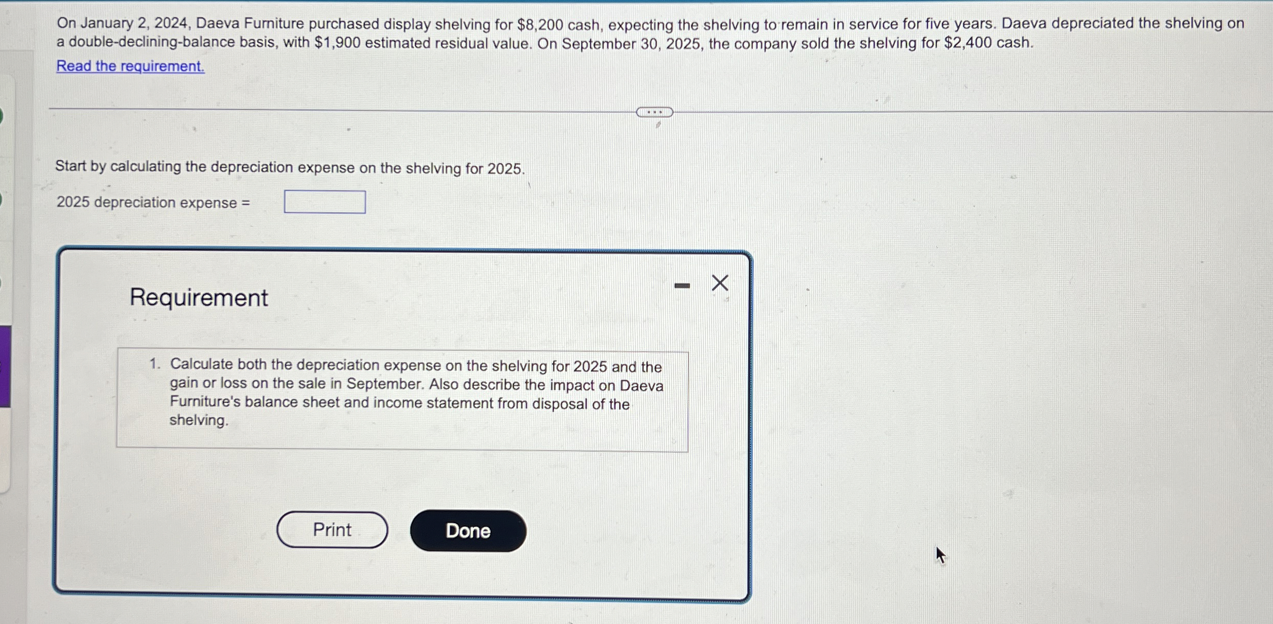 On January 2 , 2 0 2 4 , Daeva Furniture