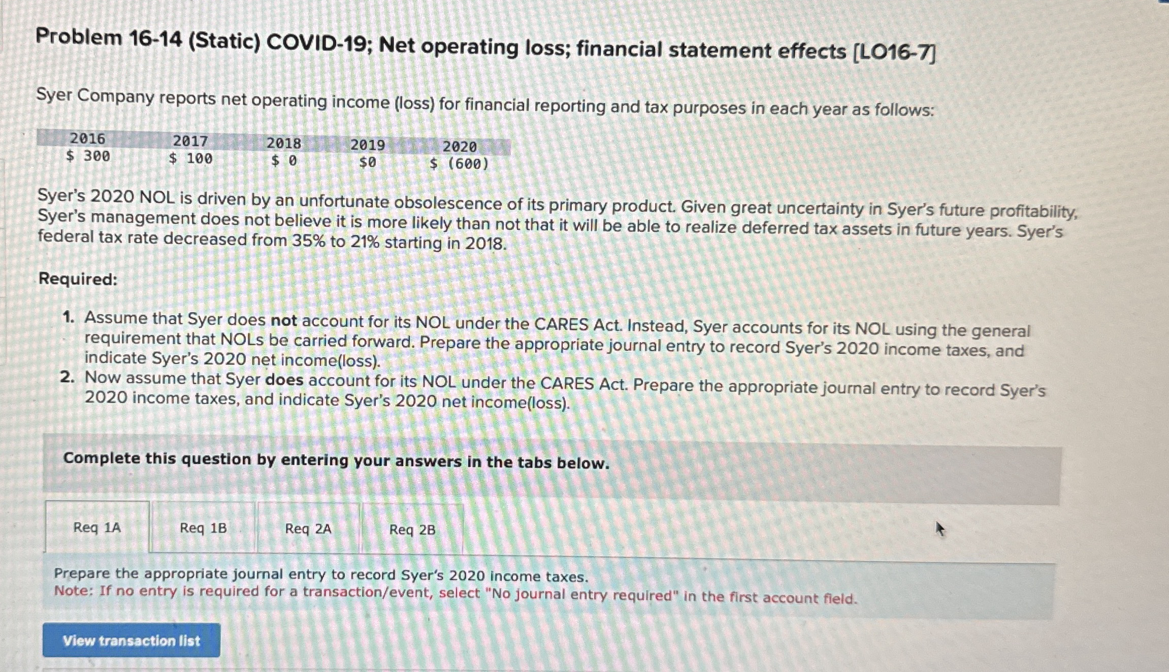 Problem 1 6 - 1 4 ( Static ) COVID - 1 9 ; Net