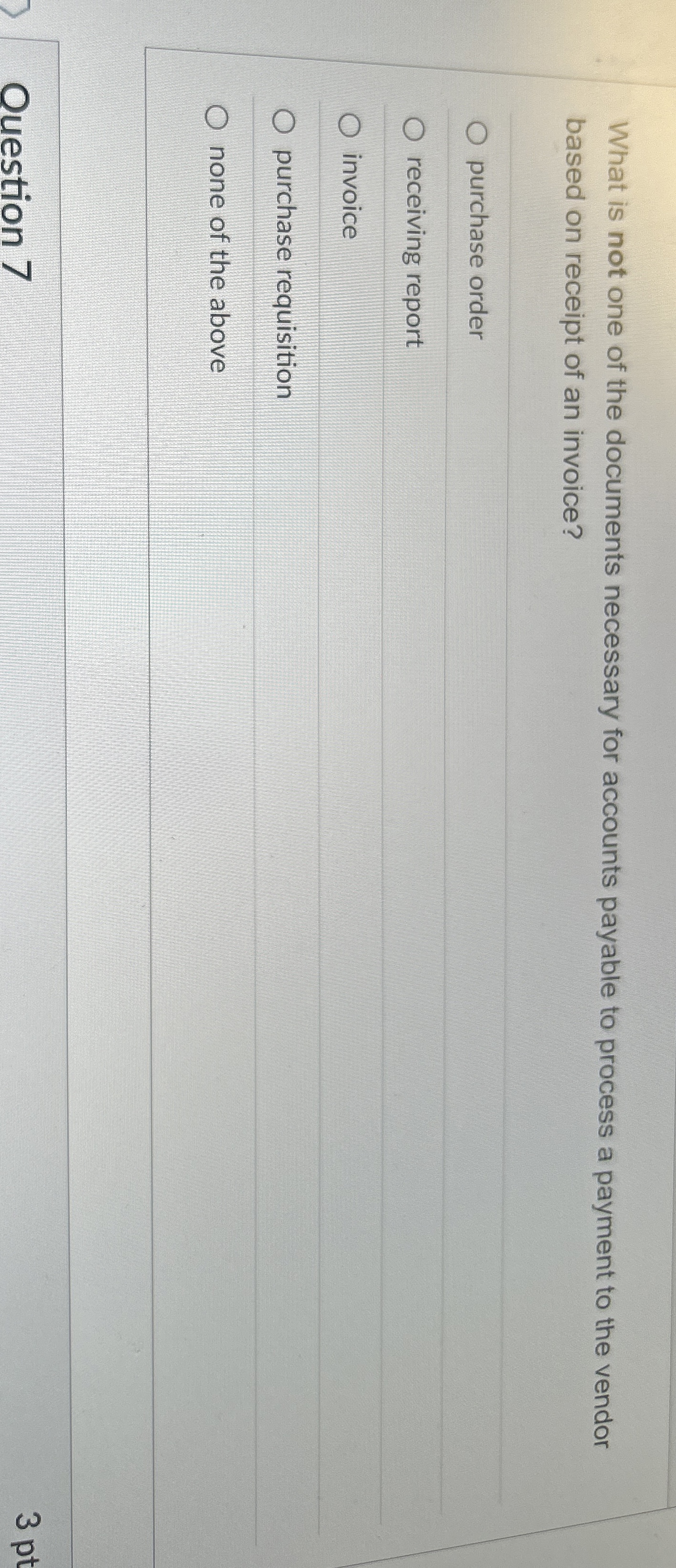 What is not one of the documents necessary for