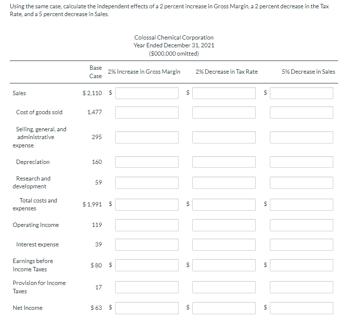 For the base case in this section, as a