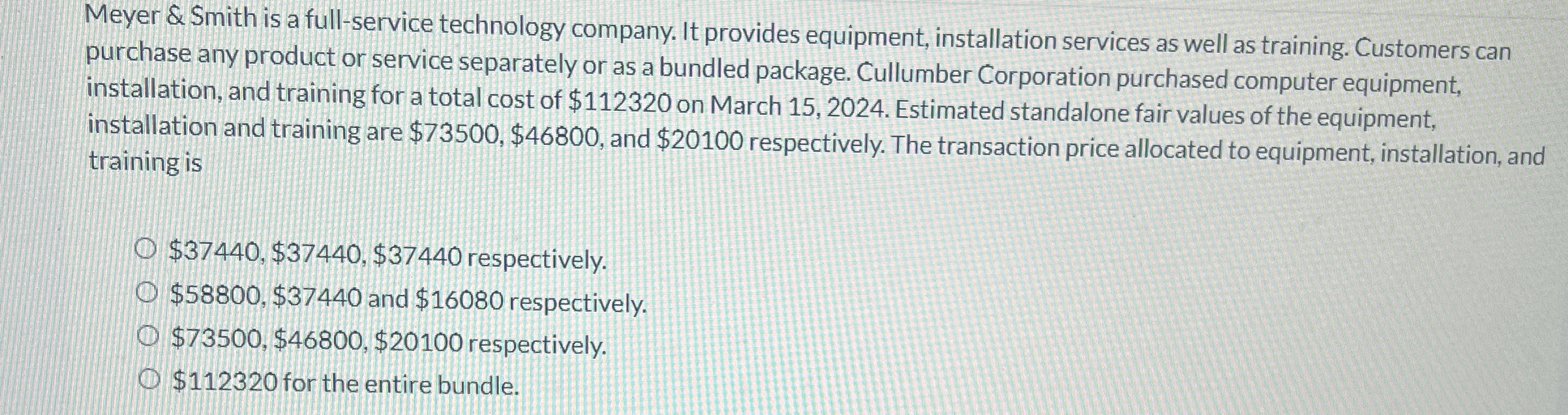 Meyer & Smith is a full - service technology