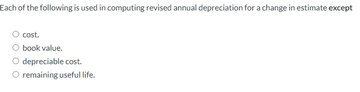 Each of the following is used in computing