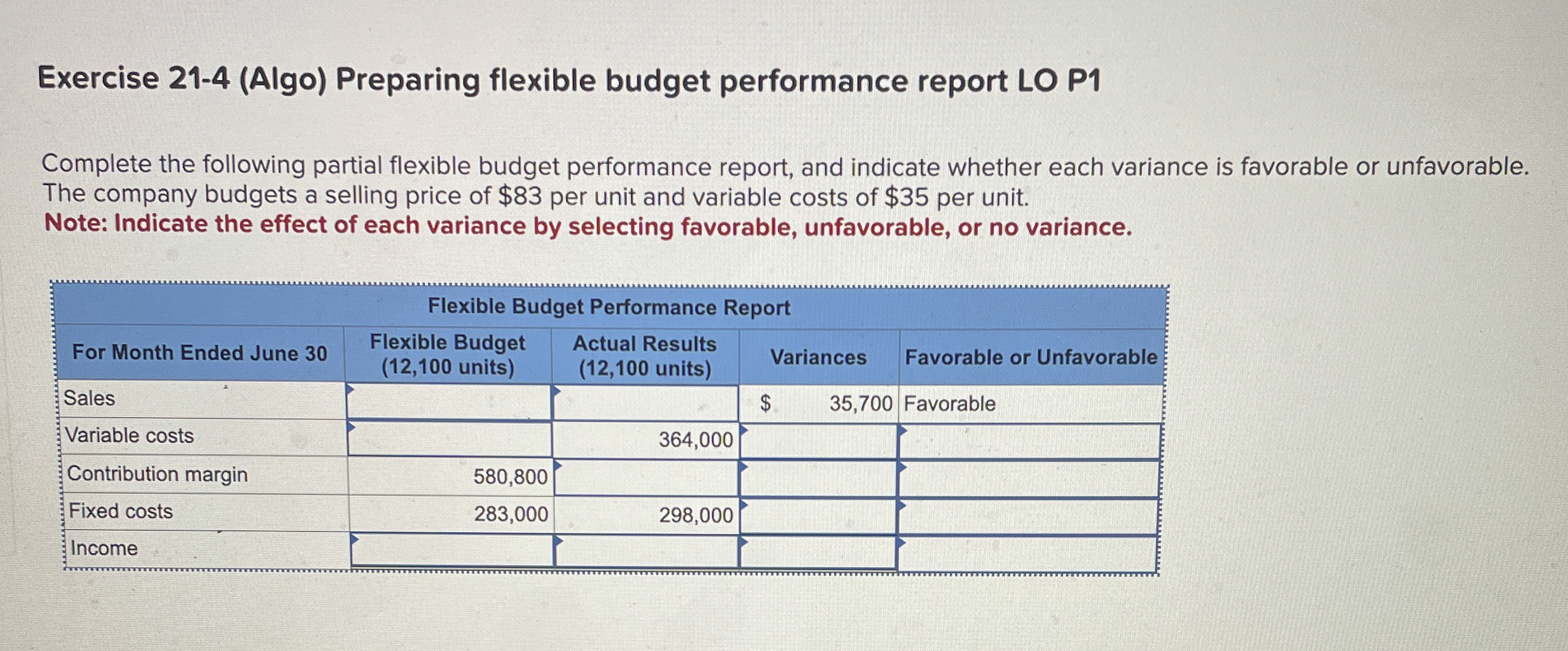 Exercise 2 1 - 4 ( Algo ) Preparing flexible