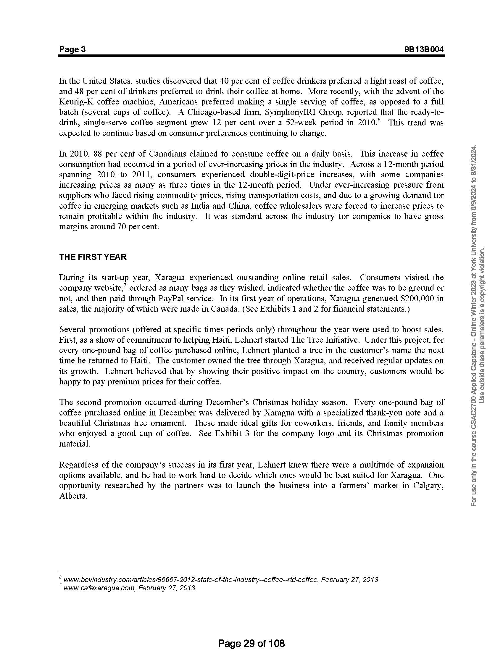 What are the options/alternatives presented in