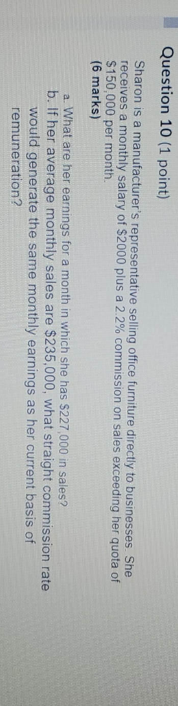 do u the rate = portion / base Question 10 (1