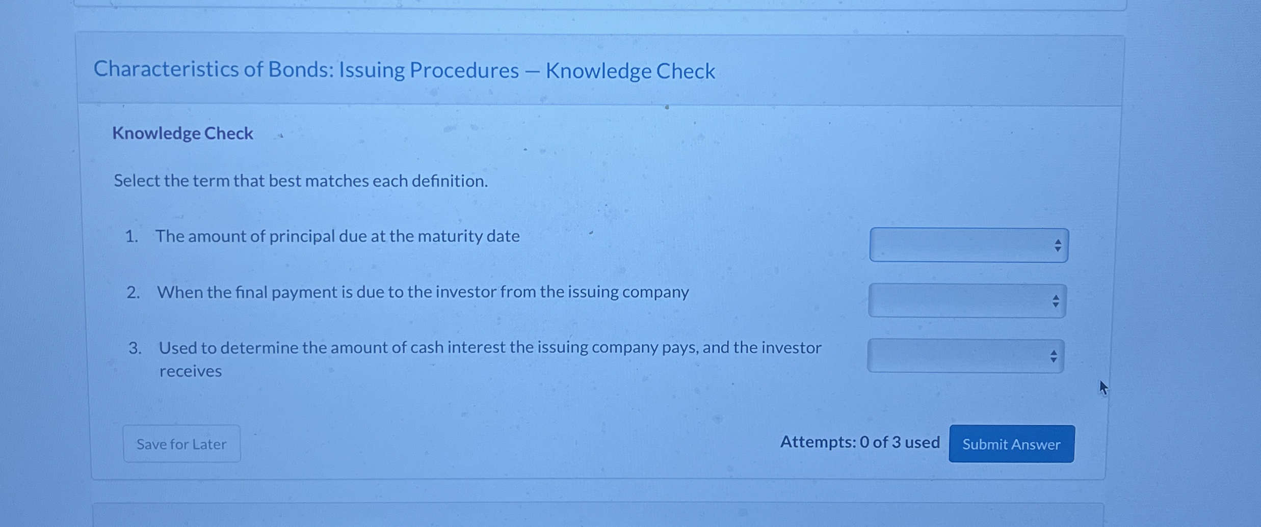 Characteristics of Bonds: Issuing Procedures -