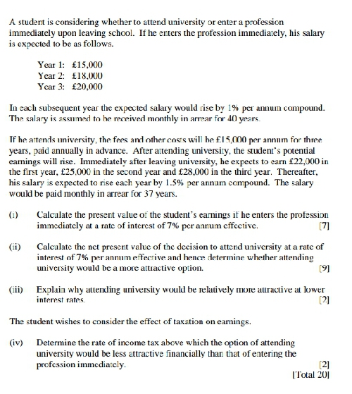 Solve completely (i) (@) State three features