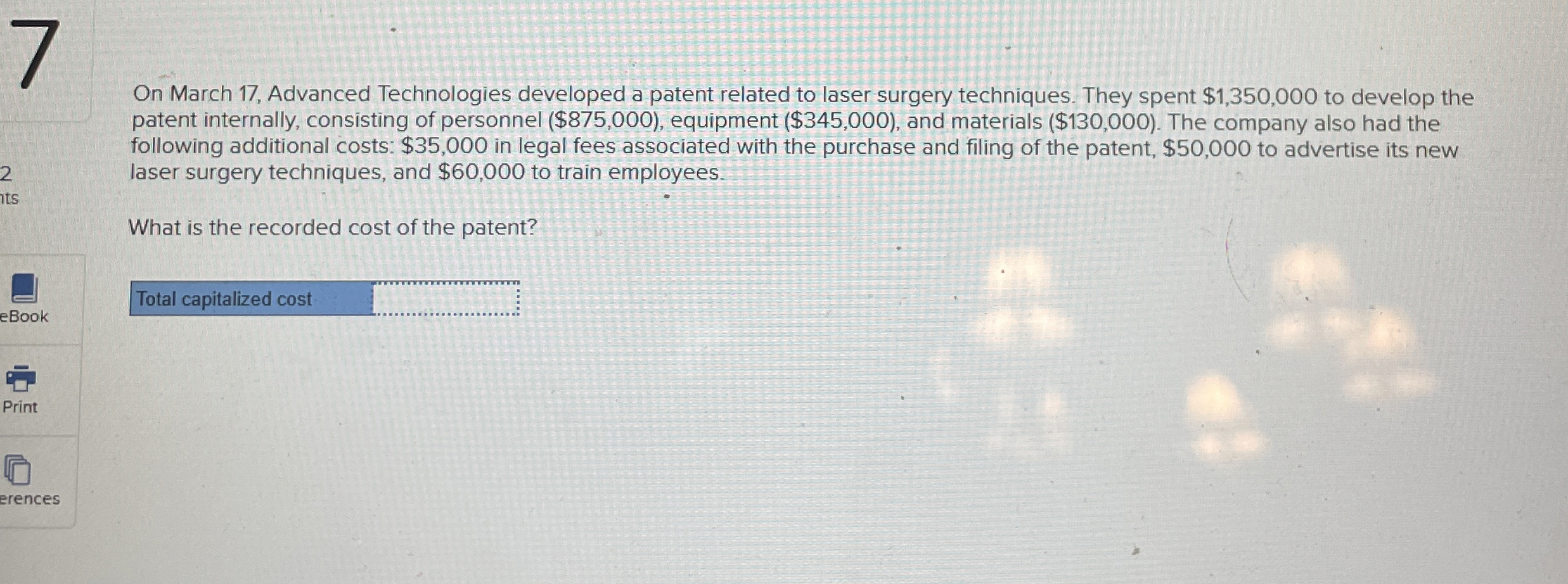 On March 1 7 , Advanced Technologies developed a