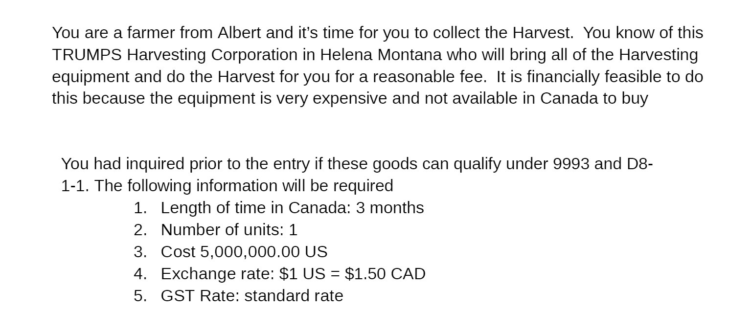 You are a farmer from Albert and it's time for