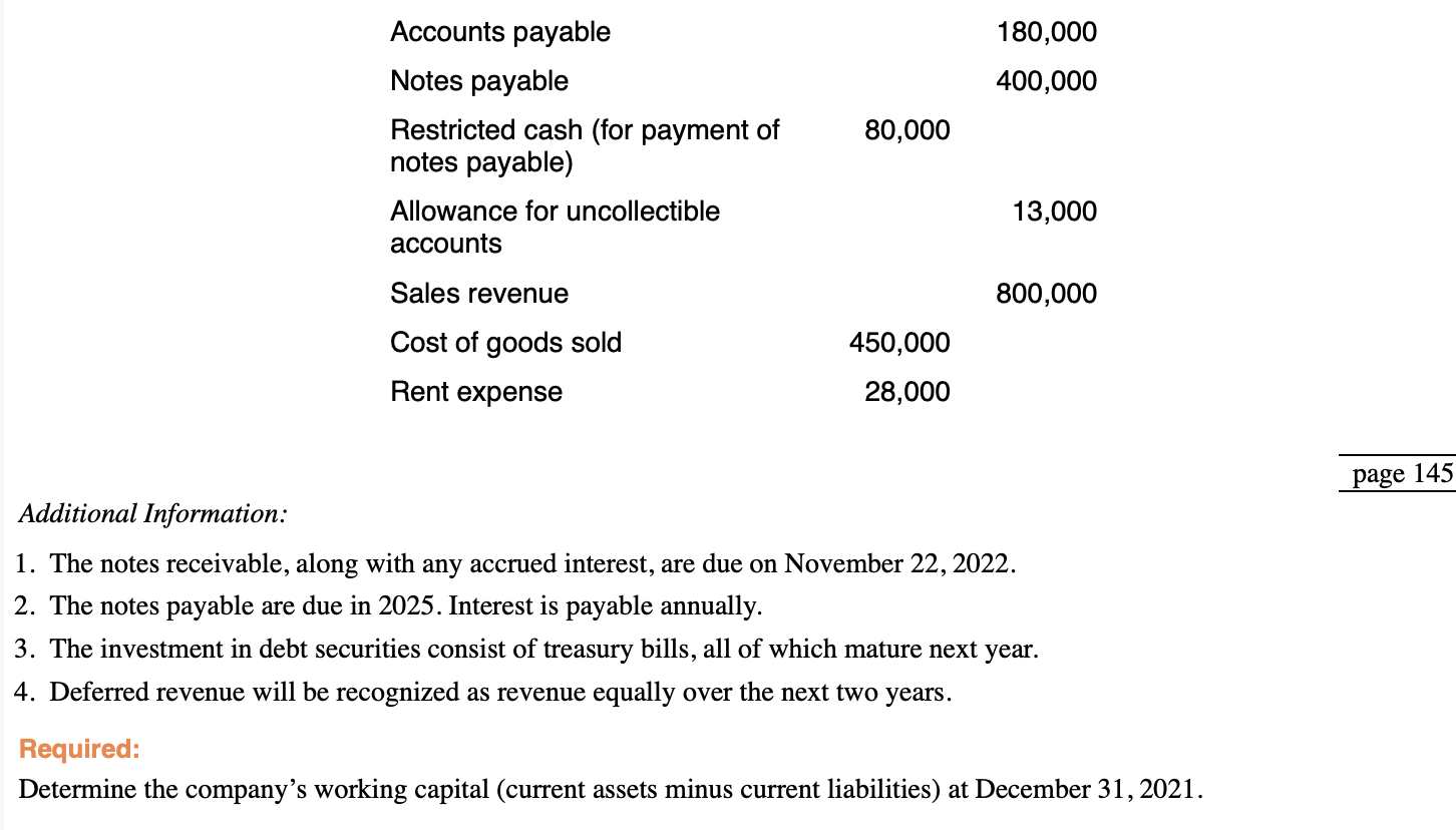 E 36 Balance sheet; Current versus long-term