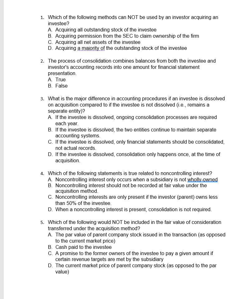 Need the answer for these questions and an