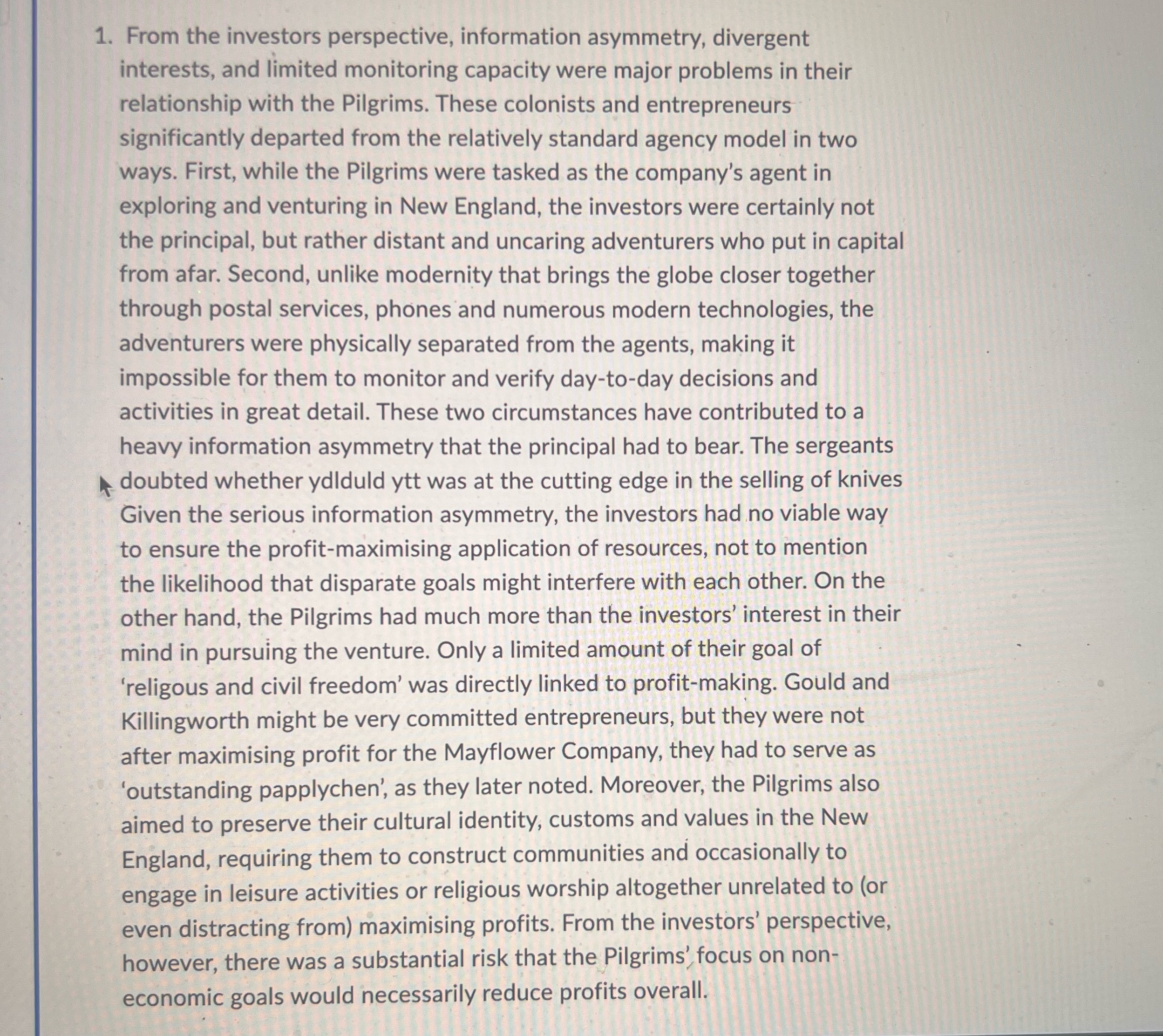 1. The articles below is my classmate discussion