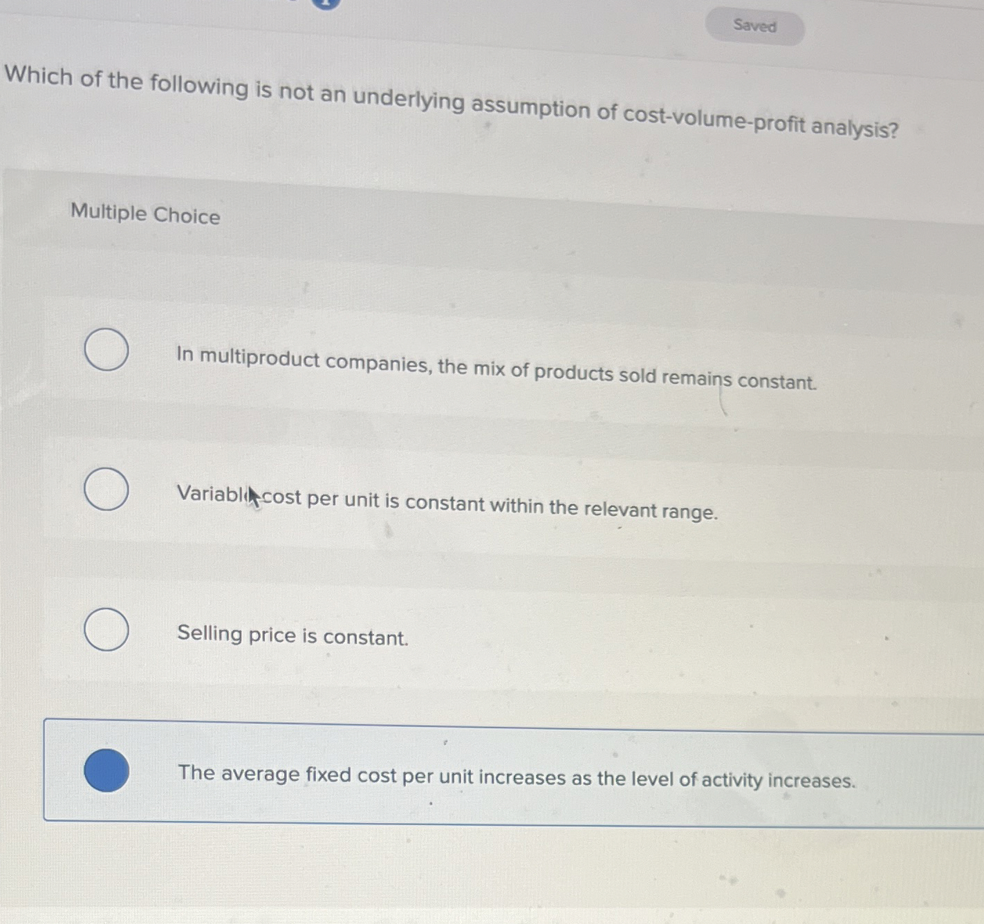 Which of the following is not an underlying