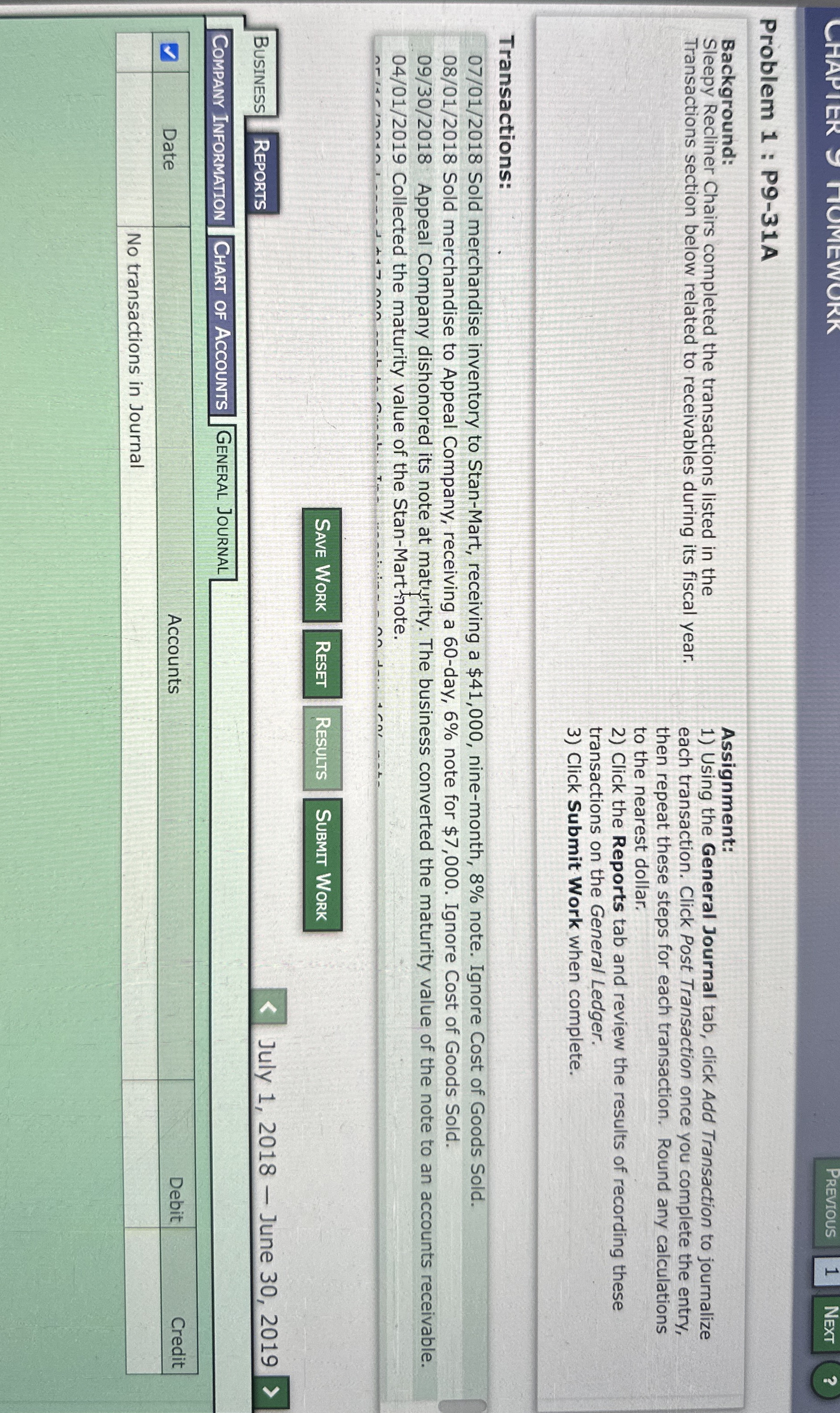 Problem 1 : P 9 - 3 1 A Background: Sleepy