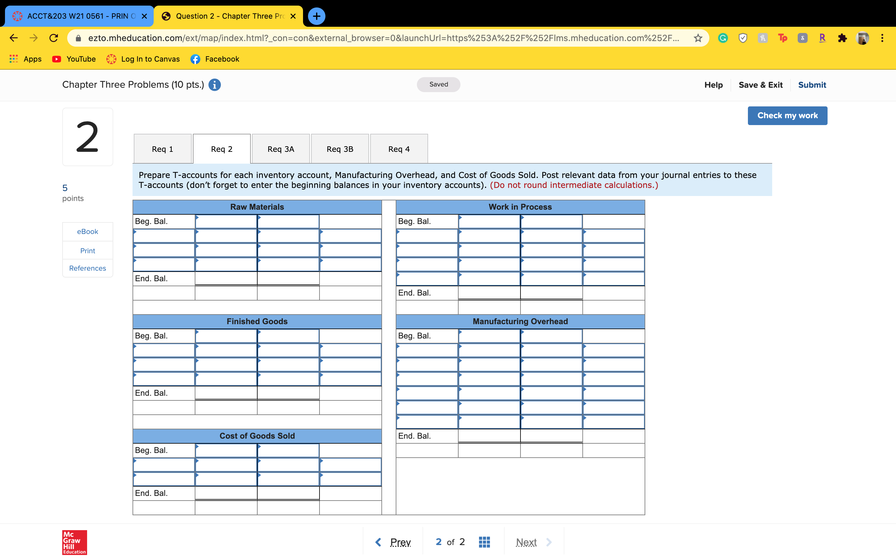 Please help 6 Question 2 - Chapter Three Pr: x 6