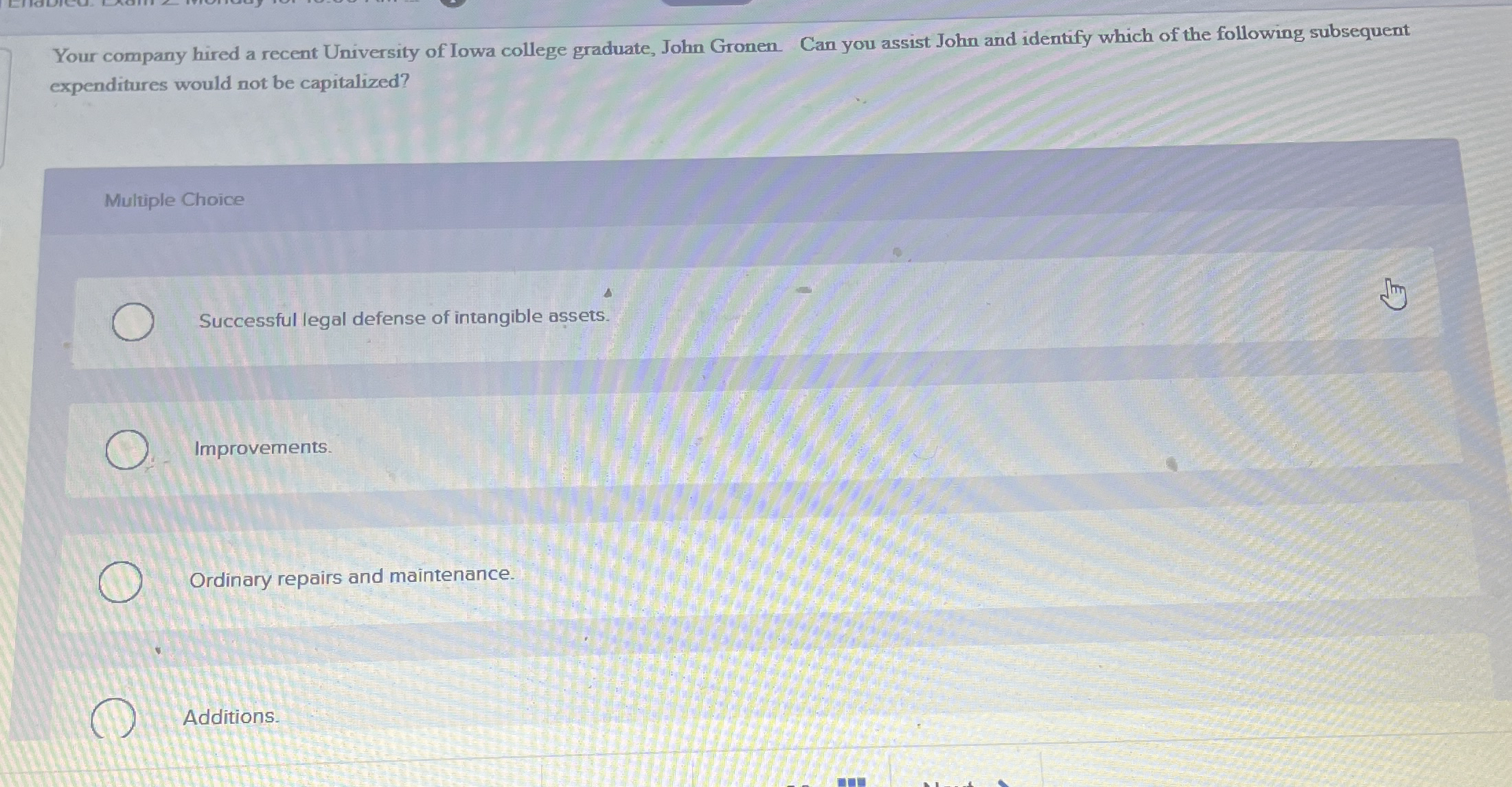 Your company hired a recent University of Iowa