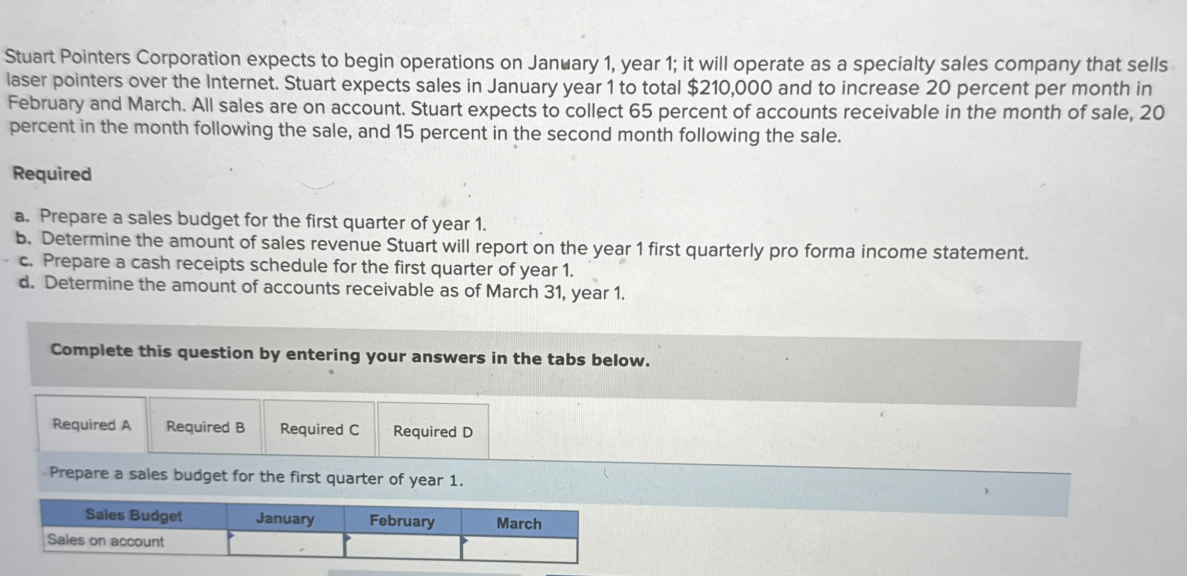 Stuart Pointers Corporation expects to begin