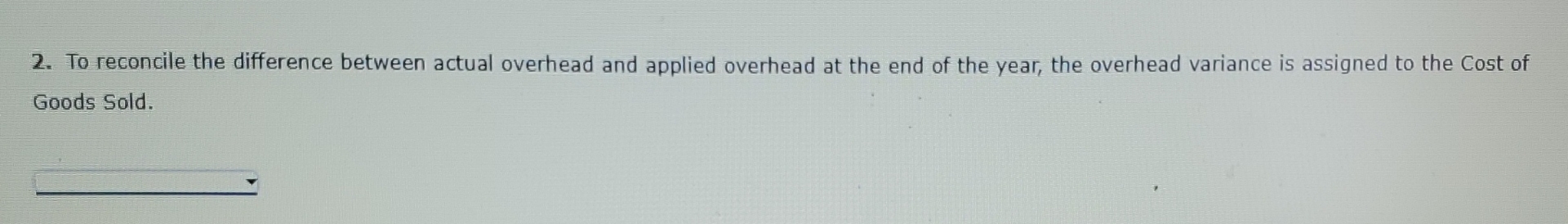 To reconcile the difference between actual