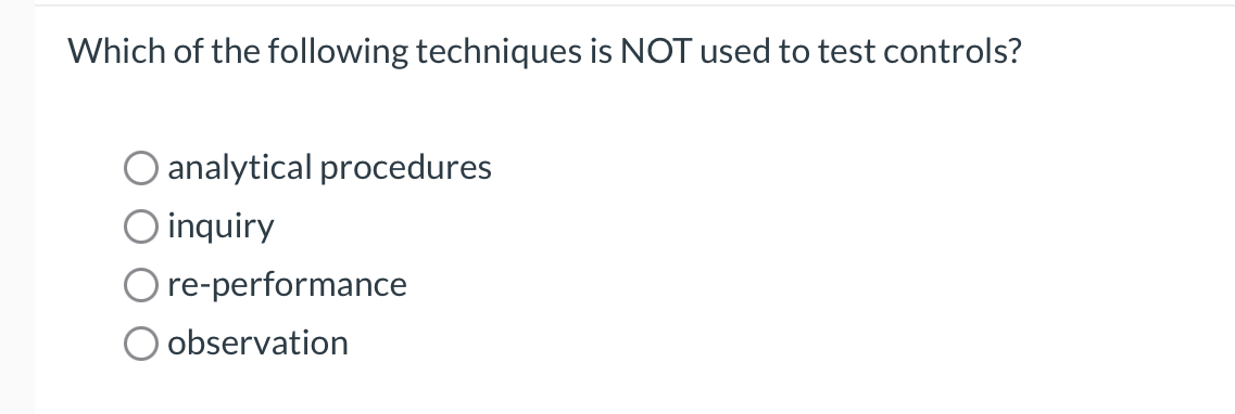 Which of the following techniques is NOT used to