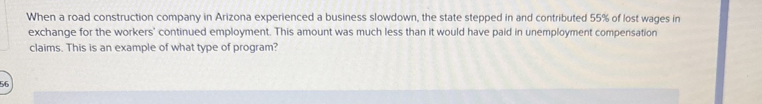 When a road construction company in Arizona