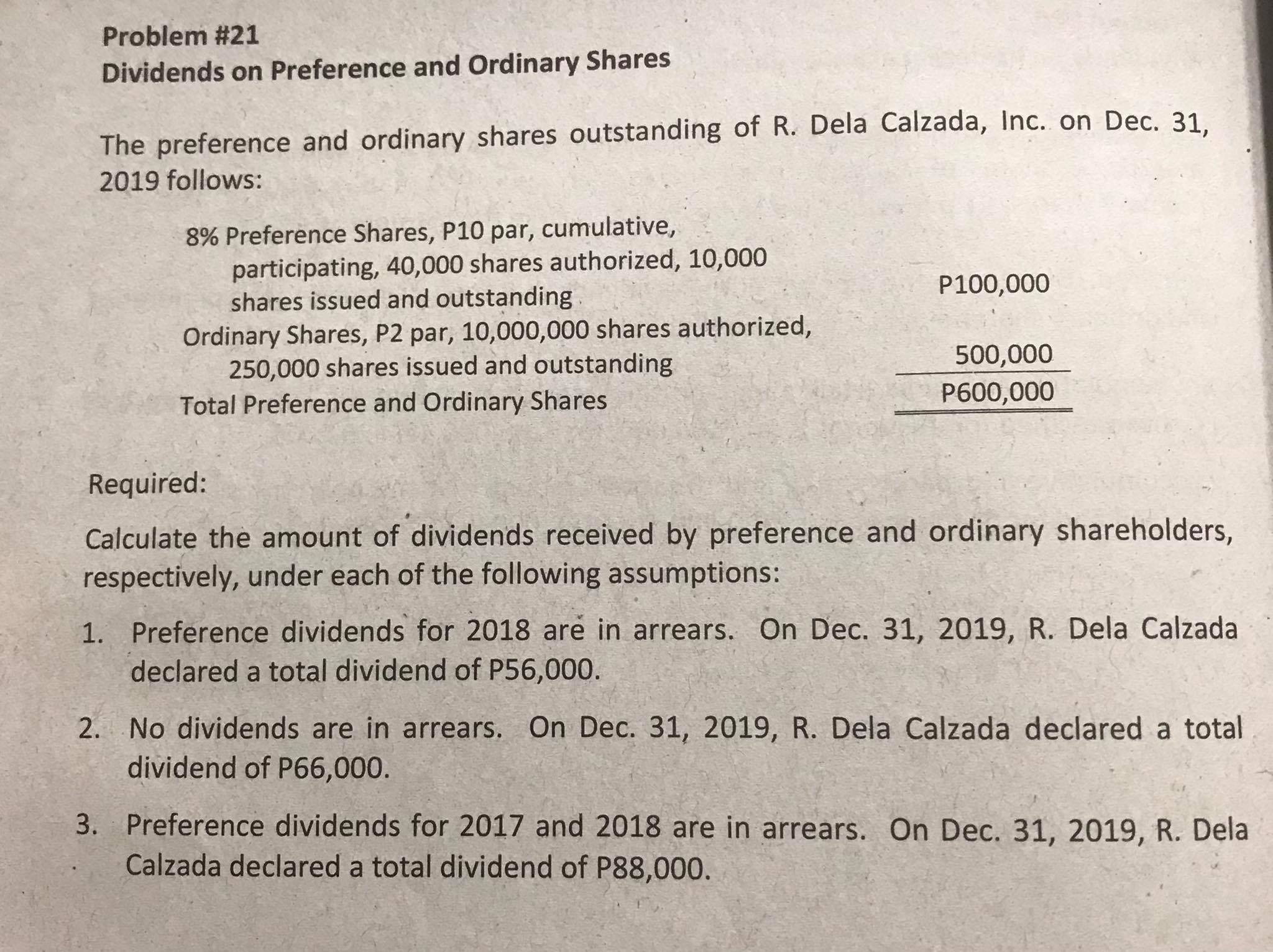 Please answer the following: Problem #20