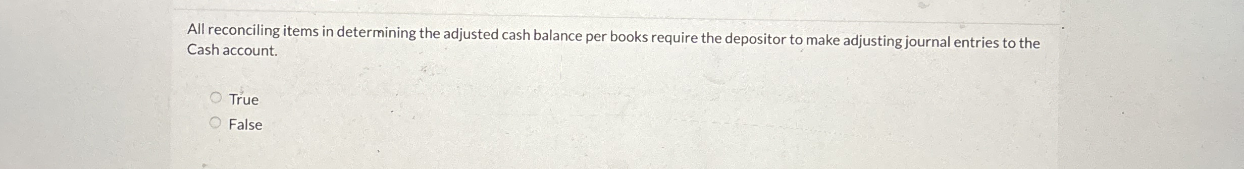 All reconciling items in determining the adjusted