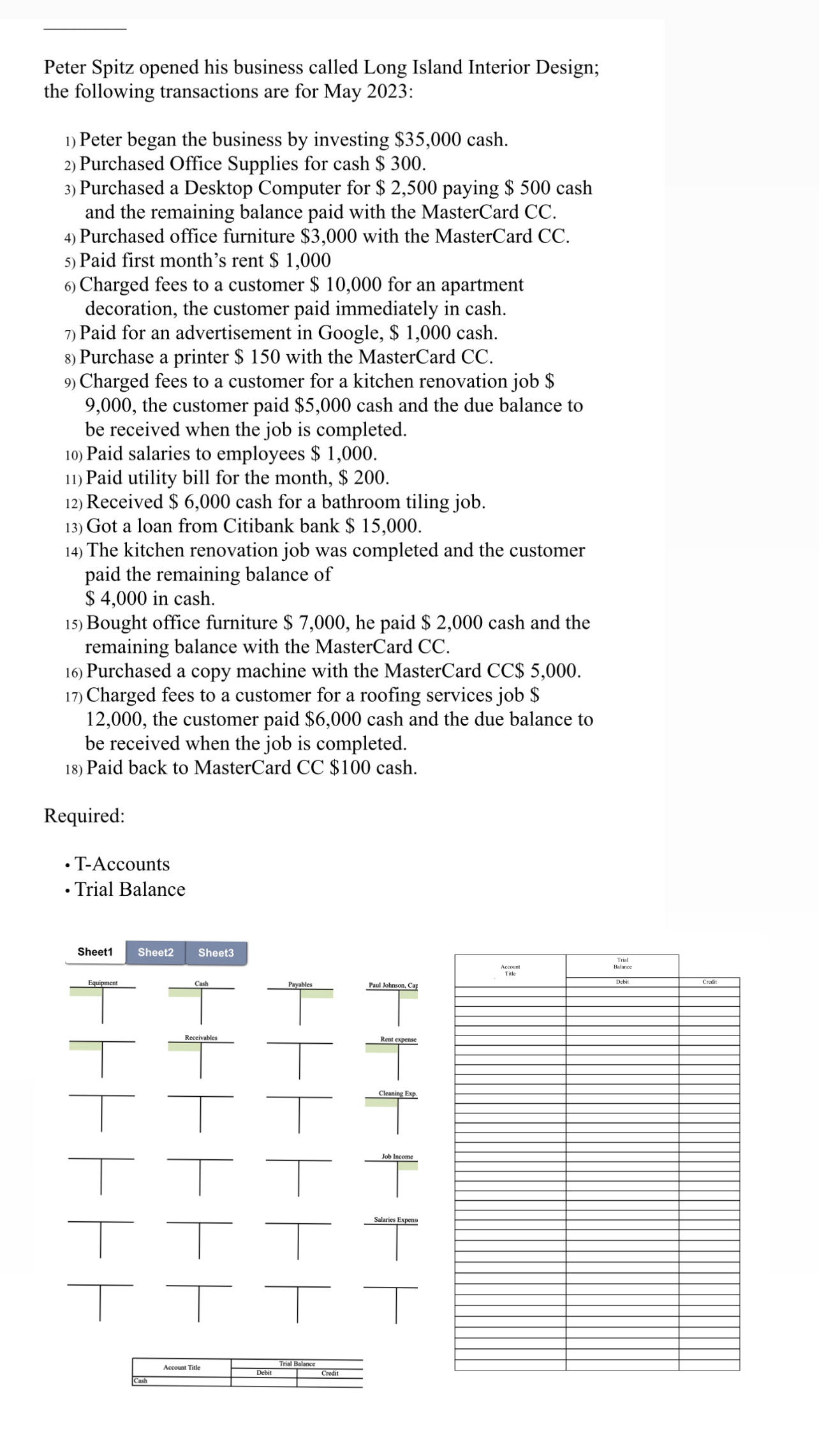 Peter Spitz opened his business called Long