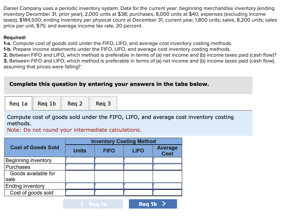 Daniel Company uses a periodic inventory system.