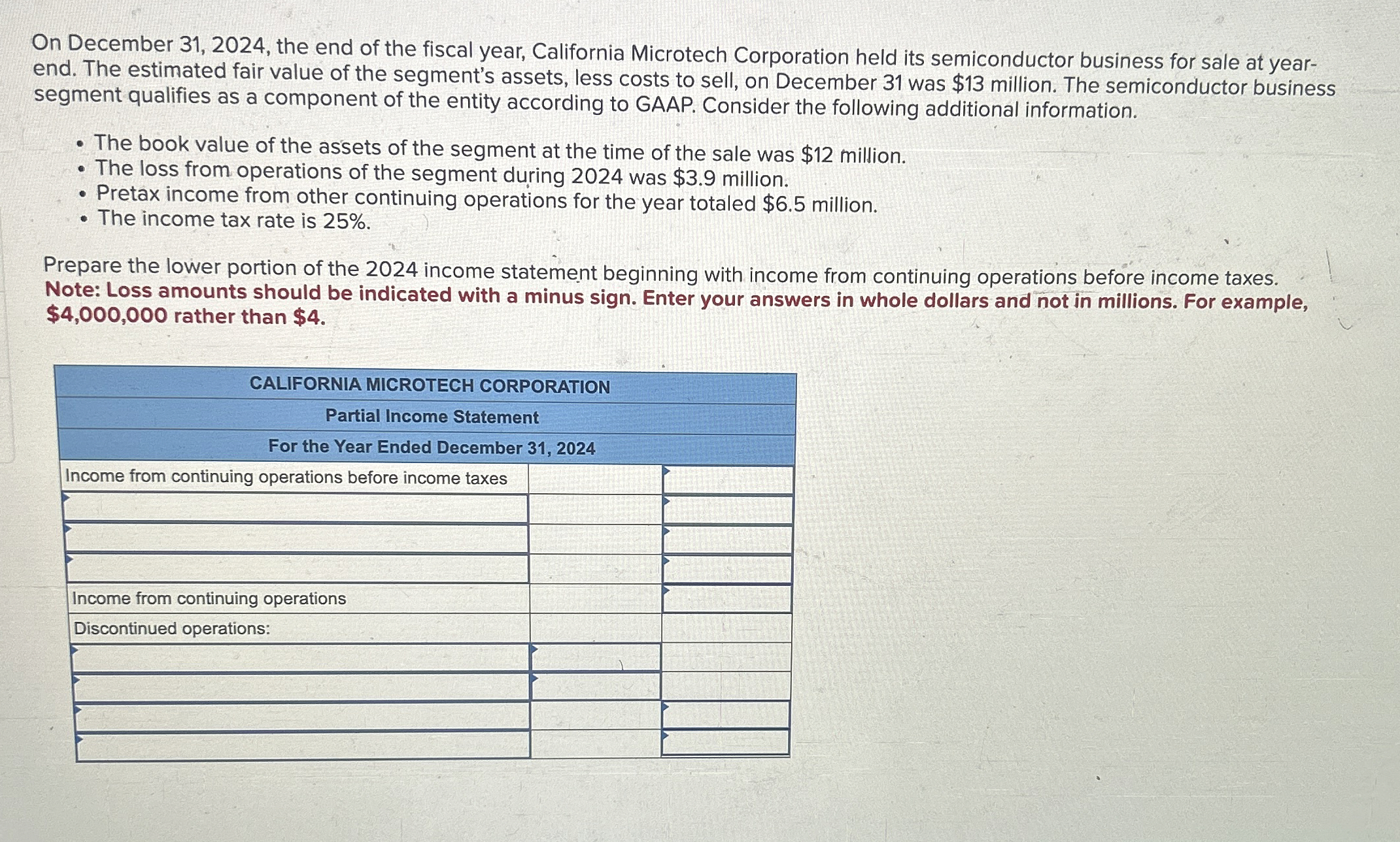 On December 3 1 , 2 0 2 4 , the end of the fiscal