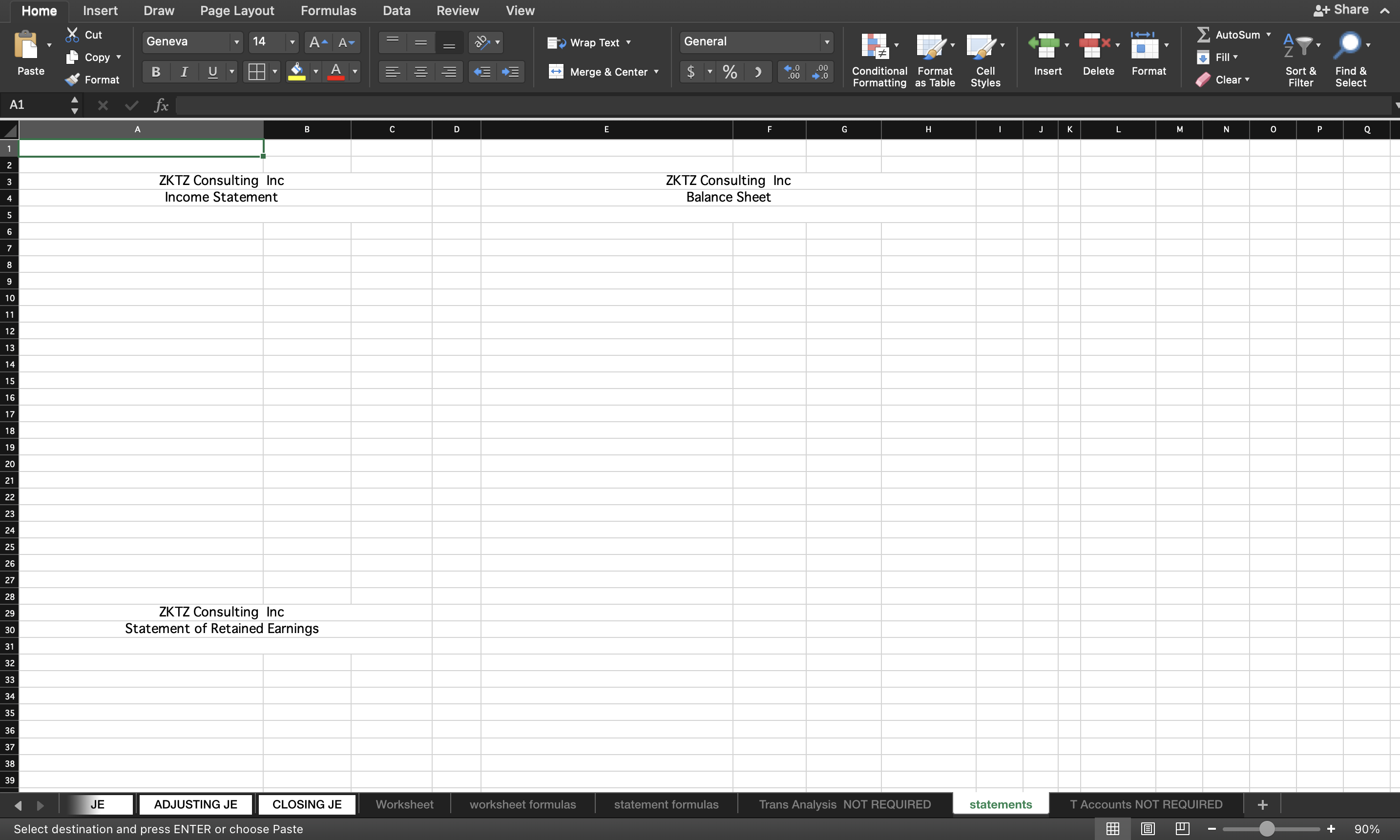 Need help doing the statements from this
