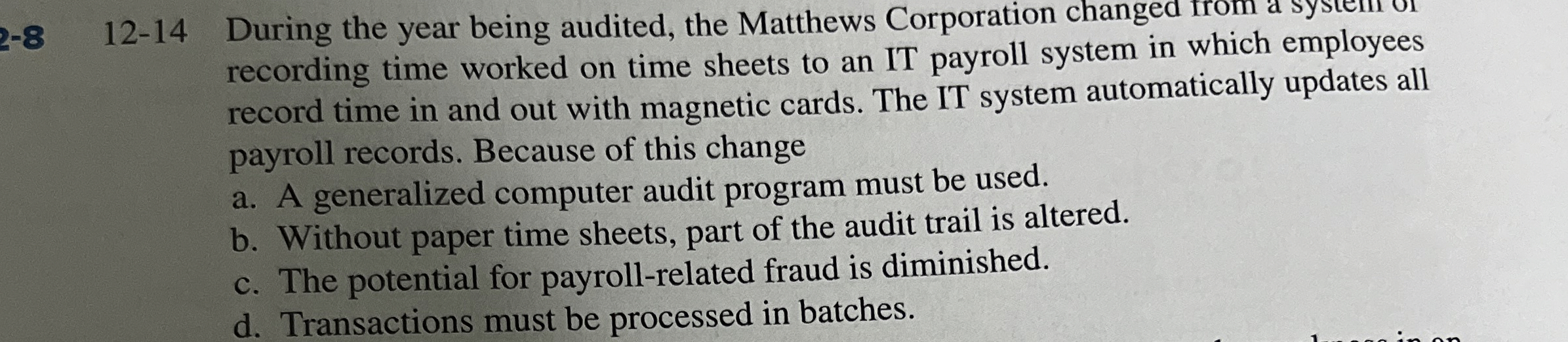 Steps for 1 2 - 1 4 During the year being