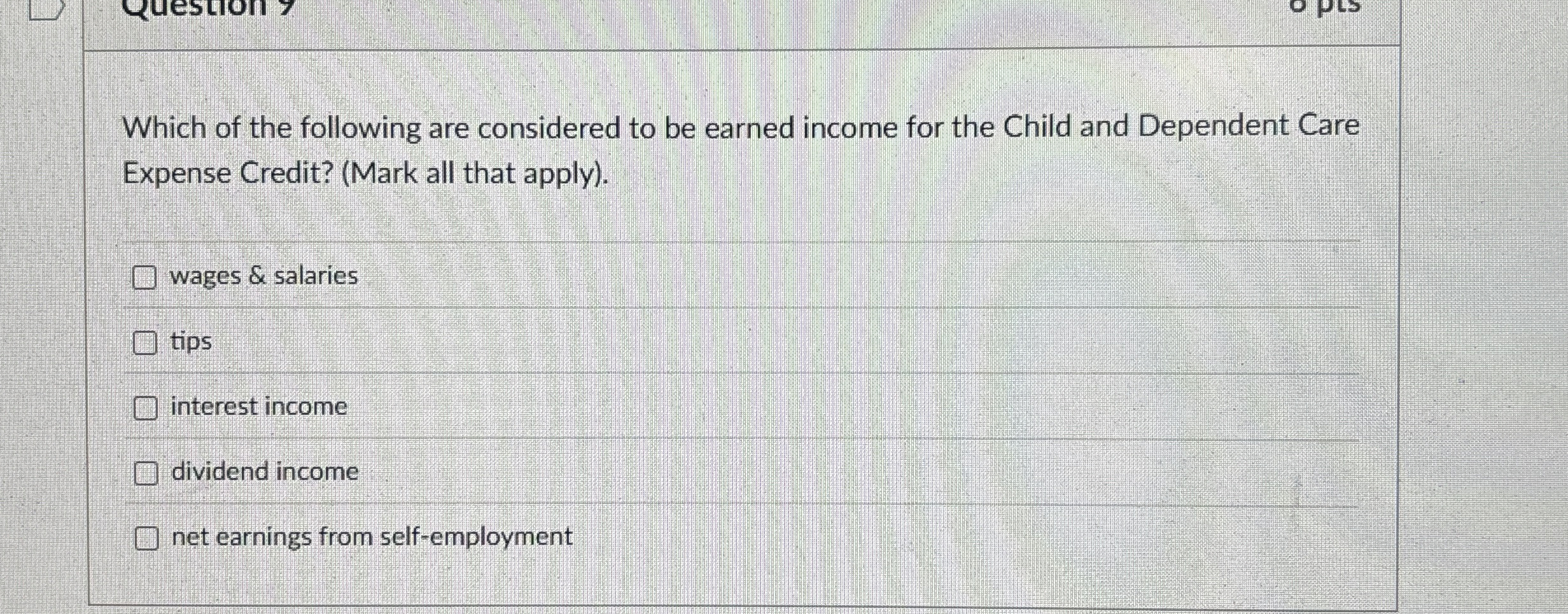 Which of the following are considered to be