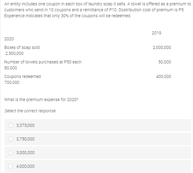 INTERMEDIATE ACC. 1. An entity includes one