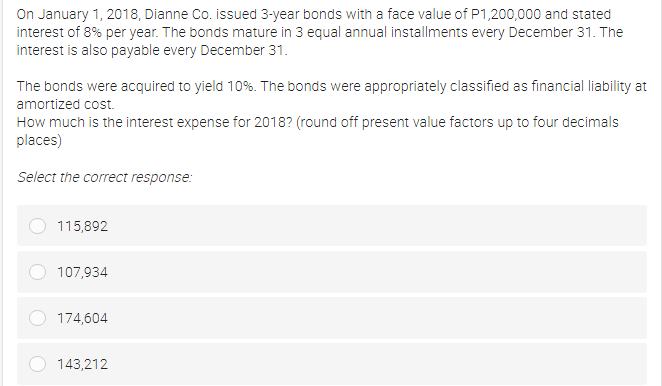INTERMEDIATE ACC. 1. An entity includes one