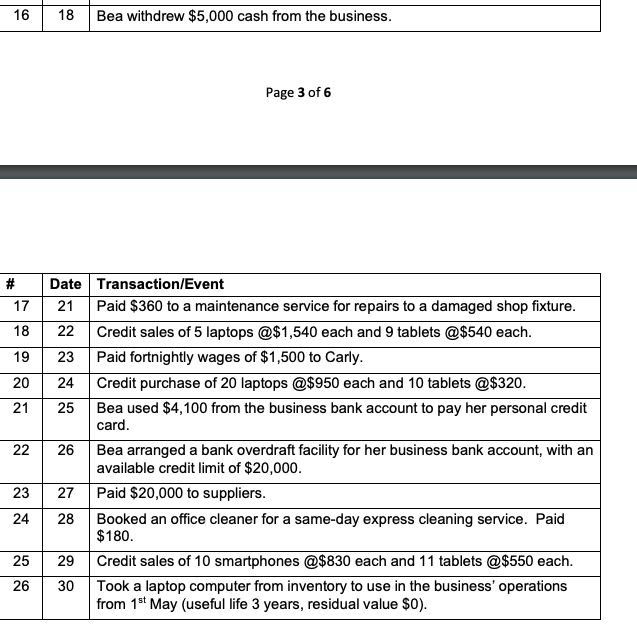 Recordyour pre-prepared ratio calculationsfor