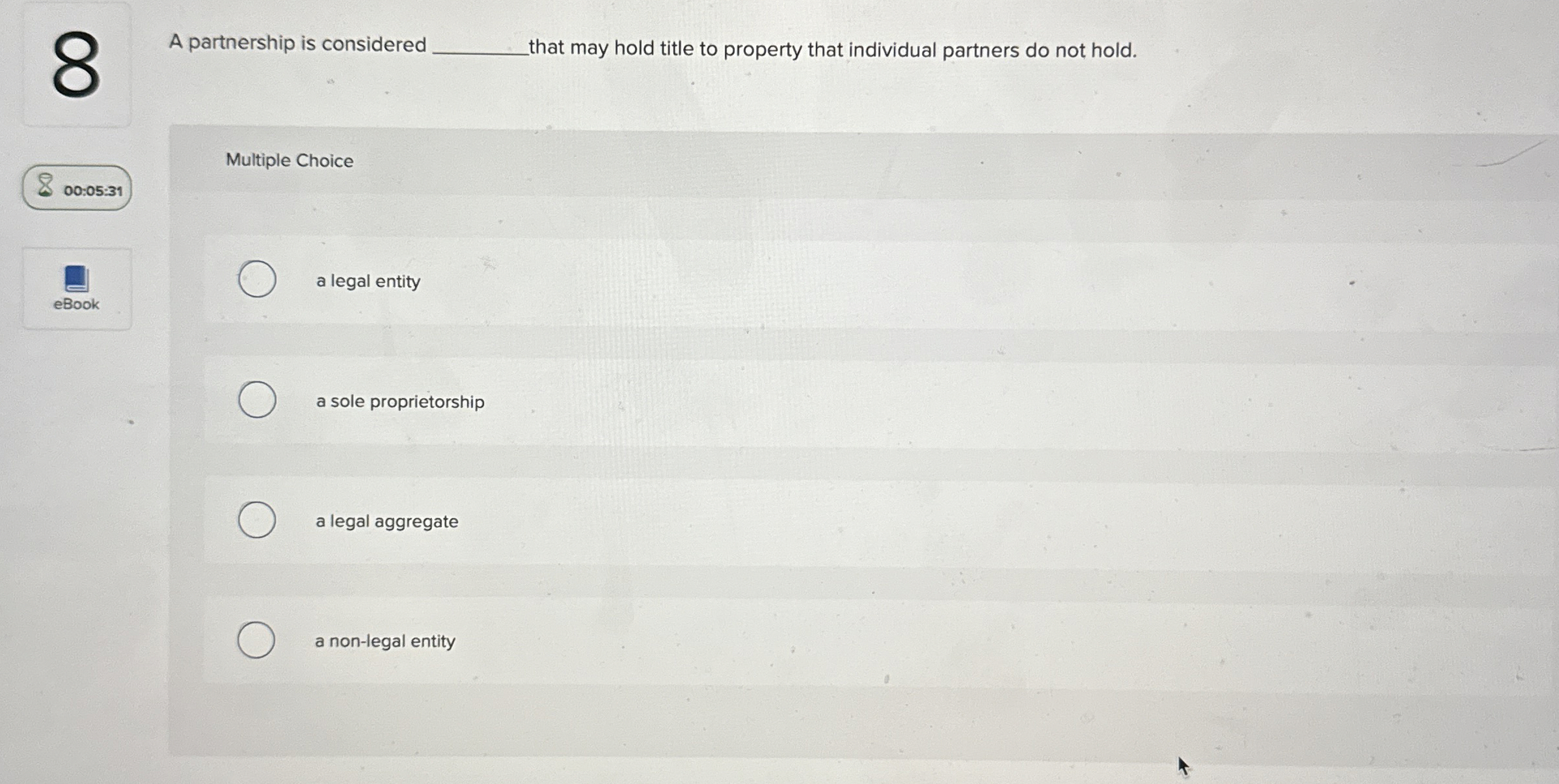 8 A partnership is considered that may hold title