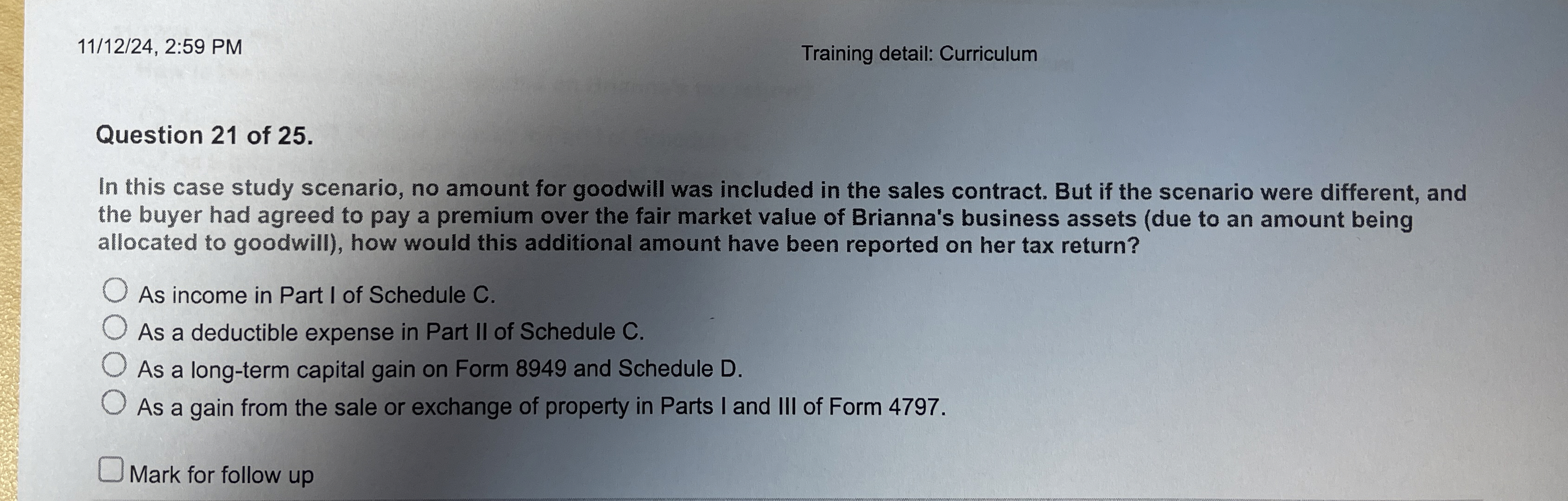 1 1 / 1 2 / 2 4 , 2 : 5 9 PM Training detail: