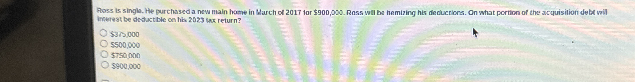 Oscar, a 3 8 - year - old single taxpayer,