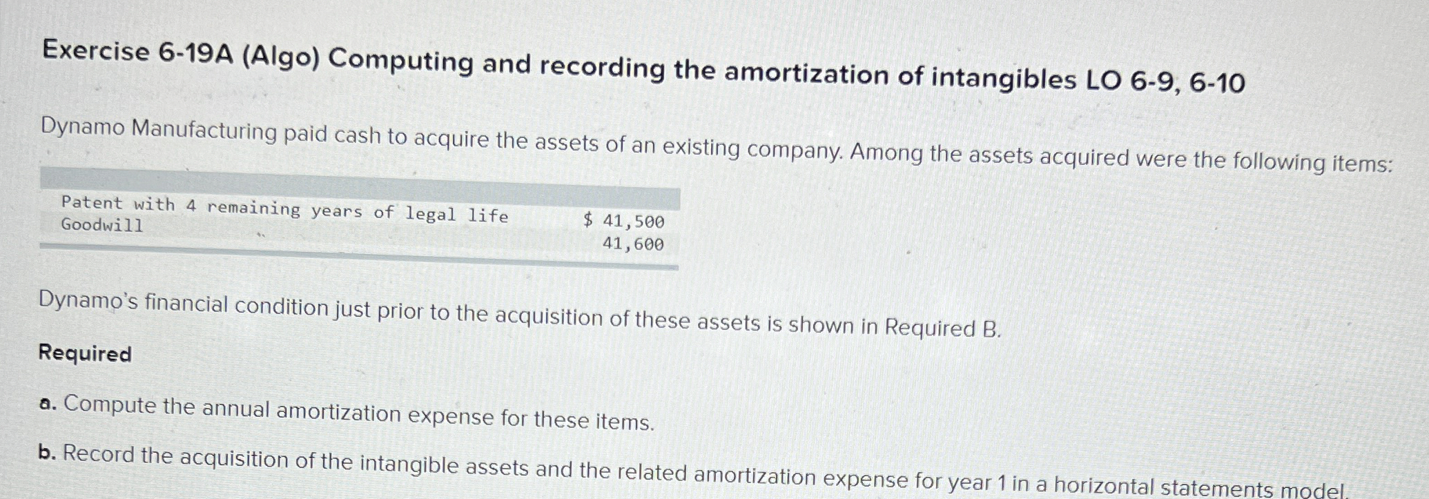 Exercise 6 - 1 9 A ( Algo ) Computing and